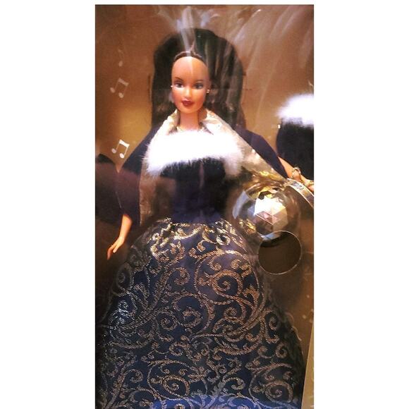 Vintage 2001 Ring in the New Year Holiday Barbie NIB - Picture 1 of 9